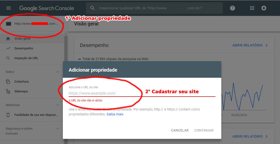 Colocar meu site no Google através da Central de Webmasters